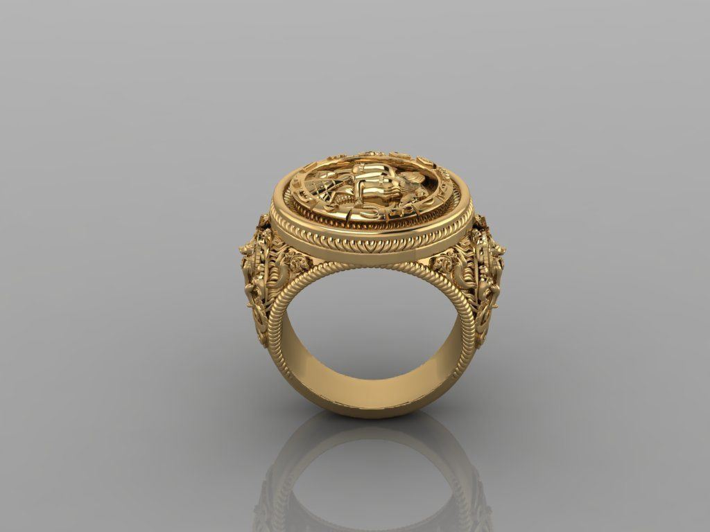 Men Ring 3D print model_1