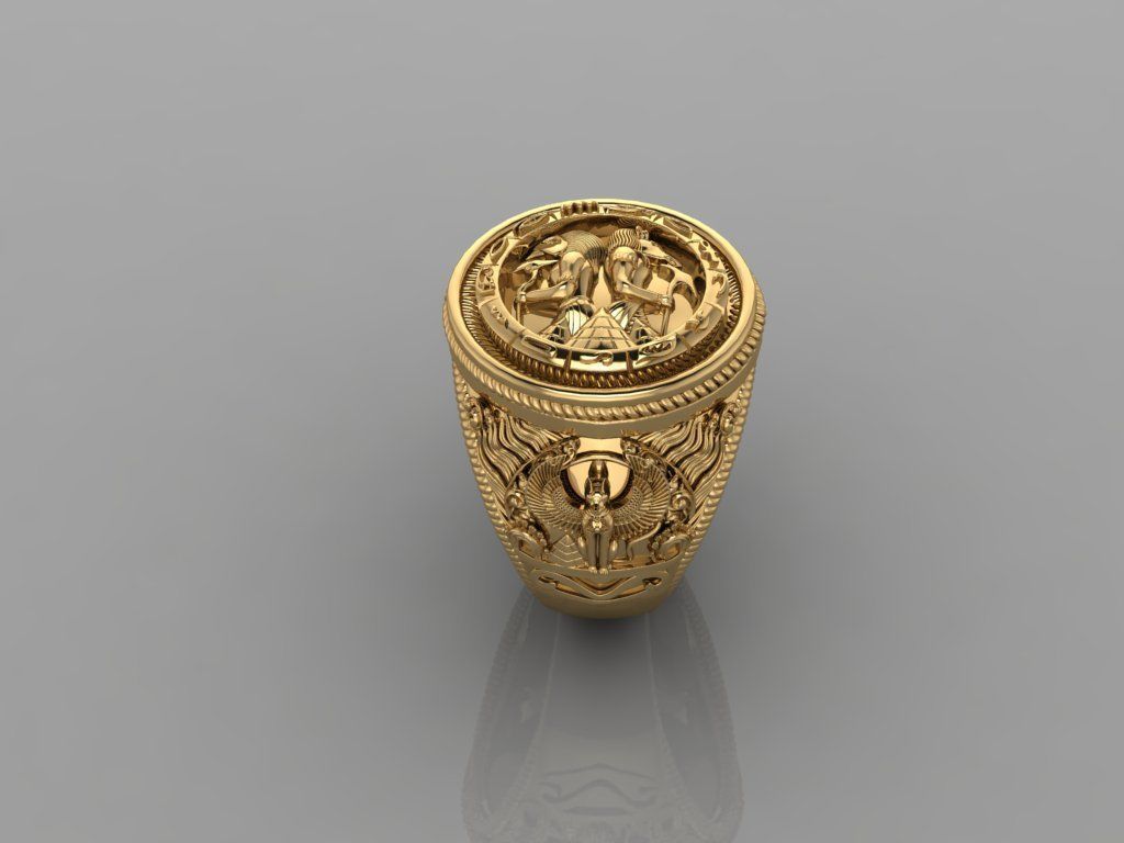 Men Ring 3D print model_2