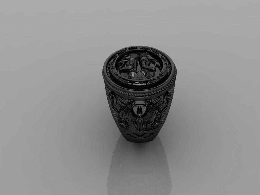 Men Ring 3D print model_6
