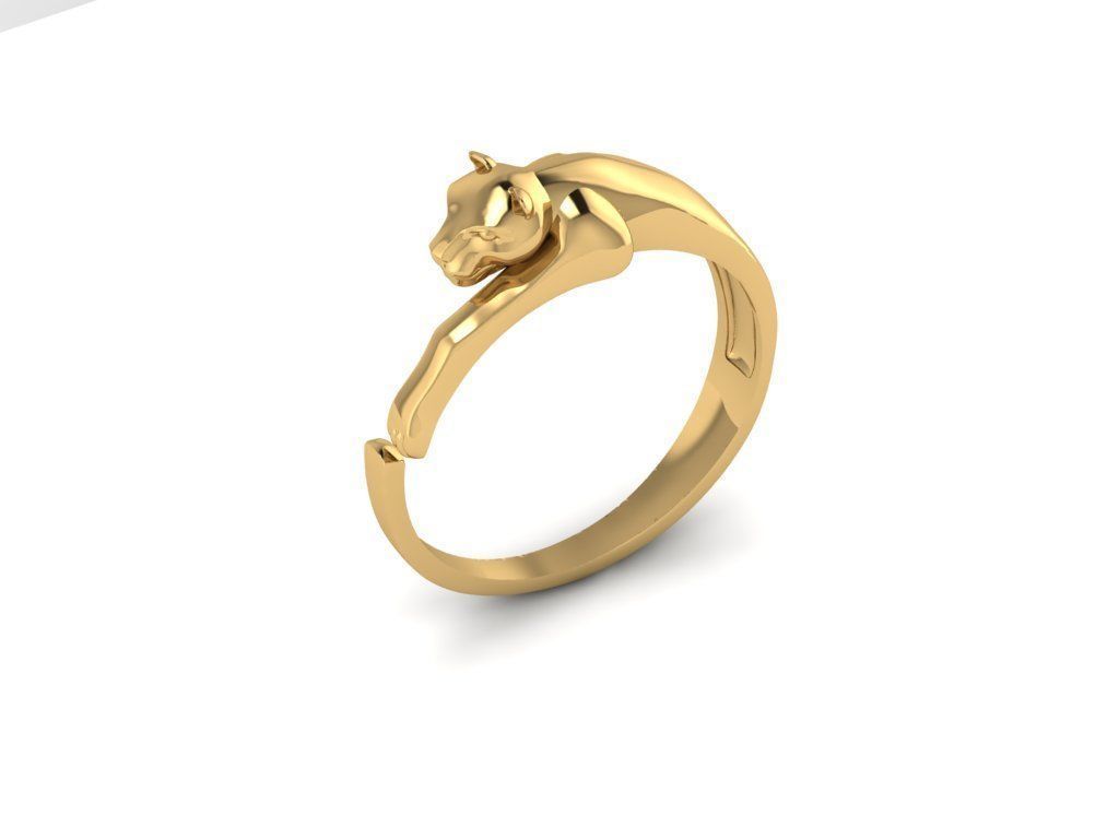 Tiger Ring 3D print model_2