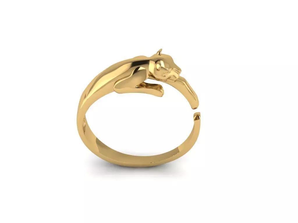 Tiger Ring 3D print model_0
