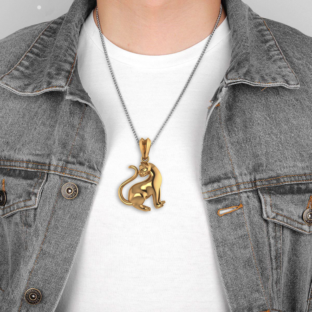 Pendant Tiger 3D print model_7