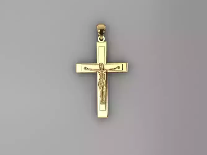 T Cross Pendant 3D print model