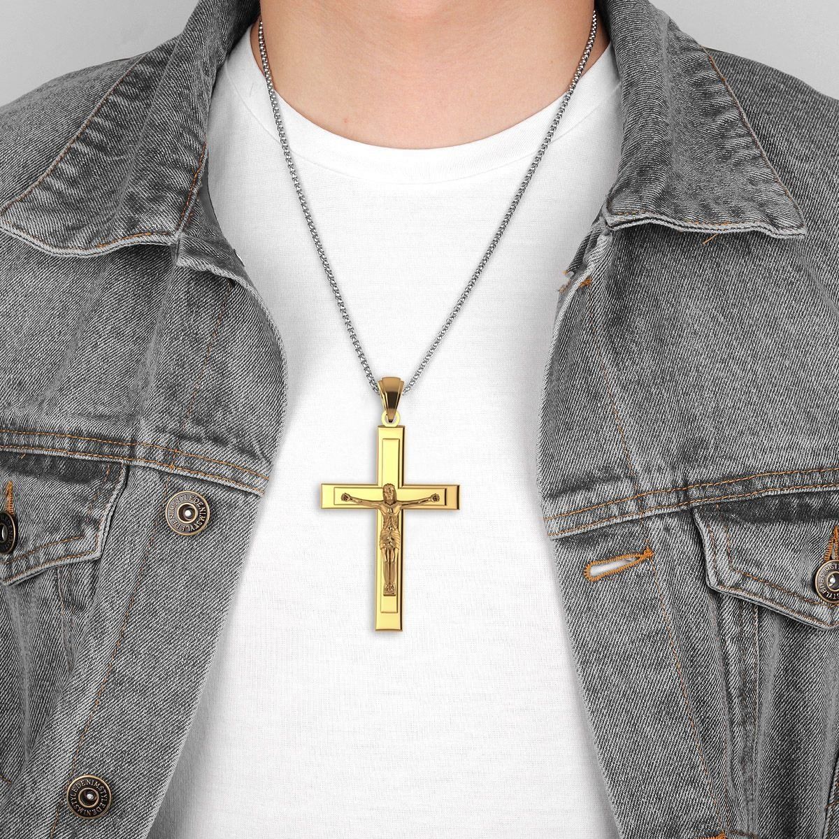 T Cross Pendant 3D print model_8