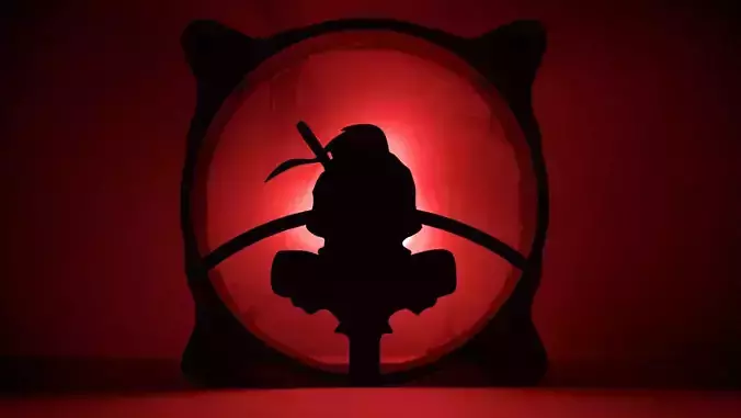 Itachi Uchiha PC fan cover