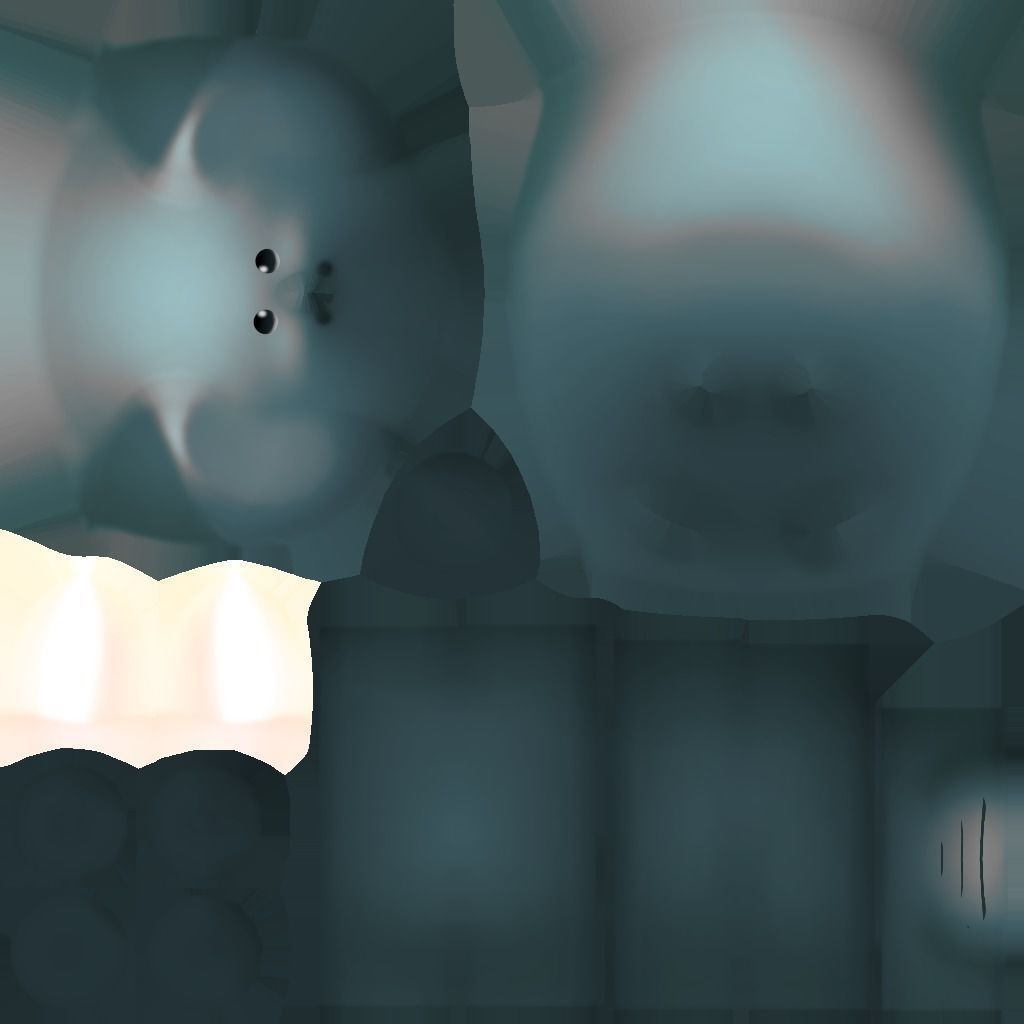 Cute Elephant 3D model_2