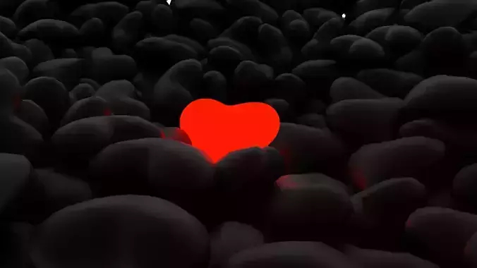 Pile of hearts