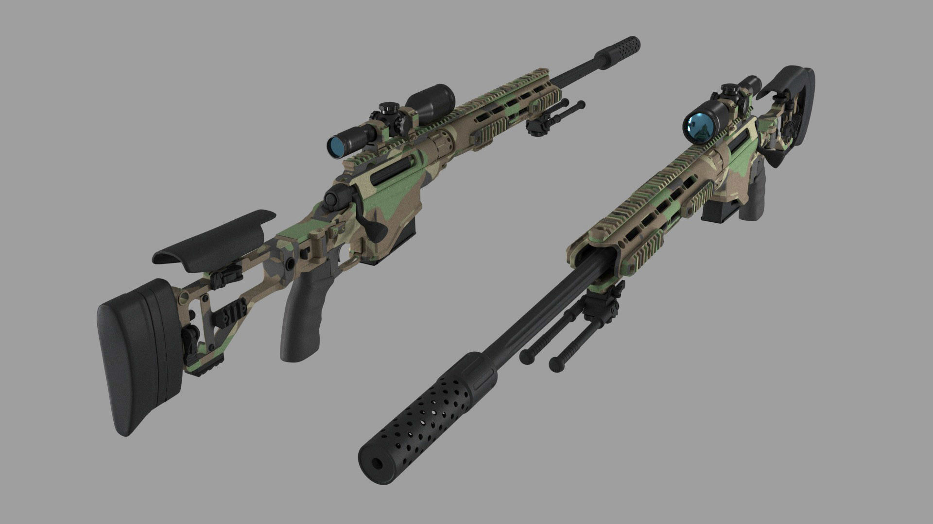 Remington MSR 3D model_2