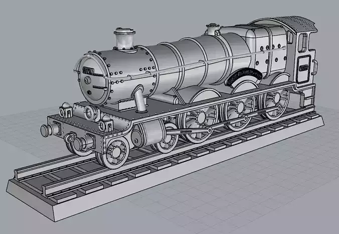 Hogwarts Express - 3D Model File STL 3D print model 3D print model