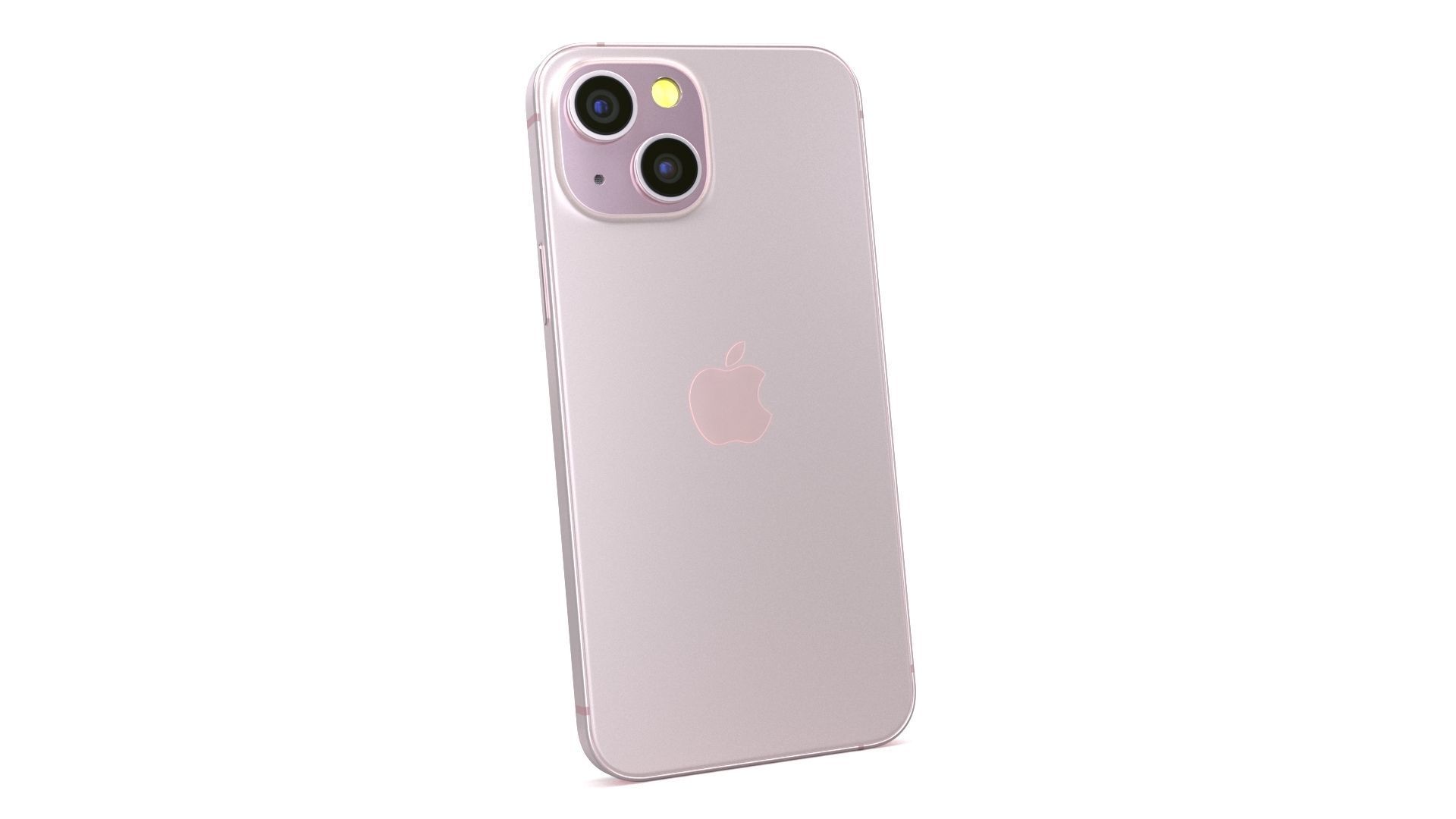 Apple iPhone 15 Pink Low-poly 3D model_4