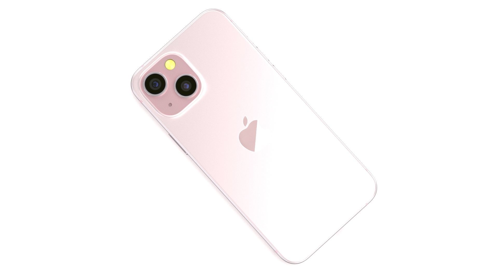 Apple iPhone 15 Pink Low-poly 3D model_9