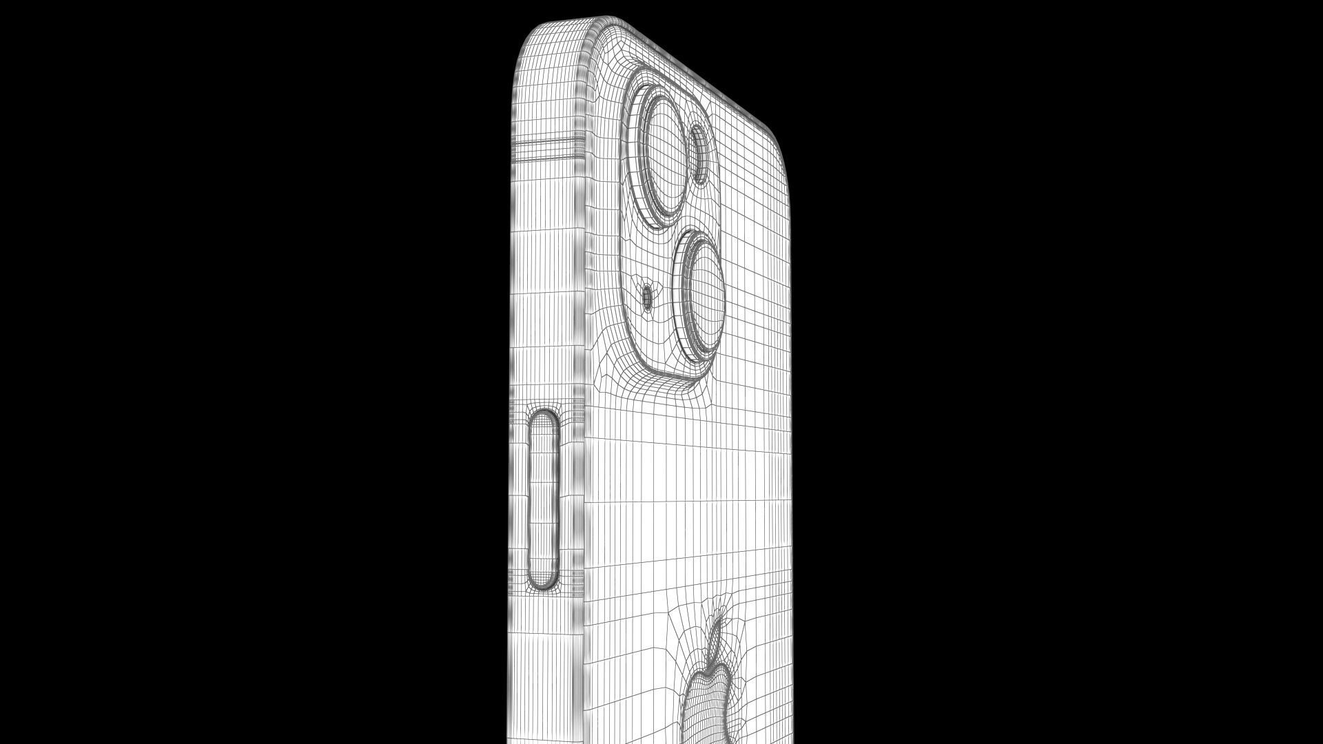 Apple iPhone 15 Pink Low-poly 3D model_27