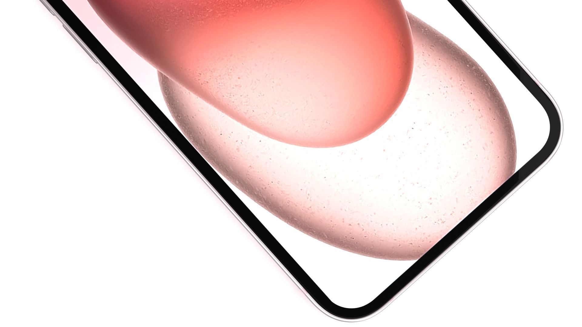 Apple iPhone 15 Pink Low-poly 3D model_7