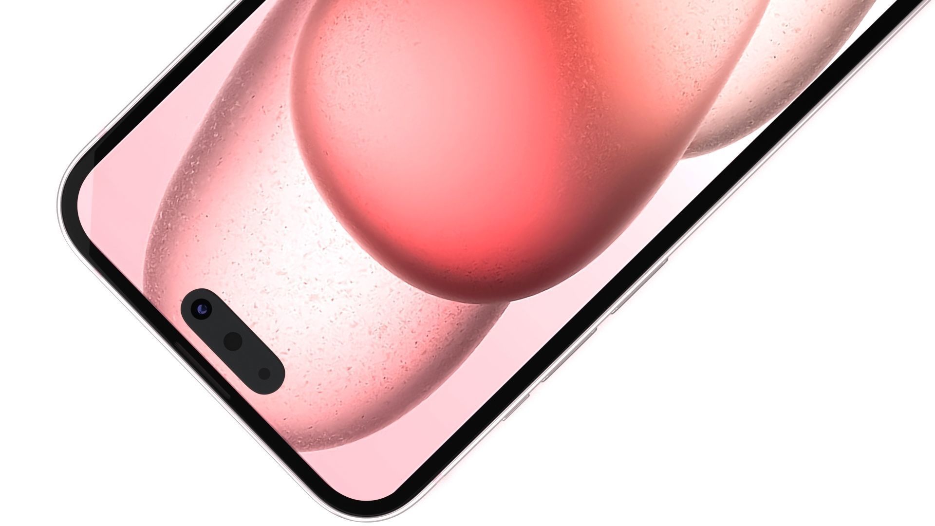 Apple iPhone 15 Pink Low-poly 3D model_8