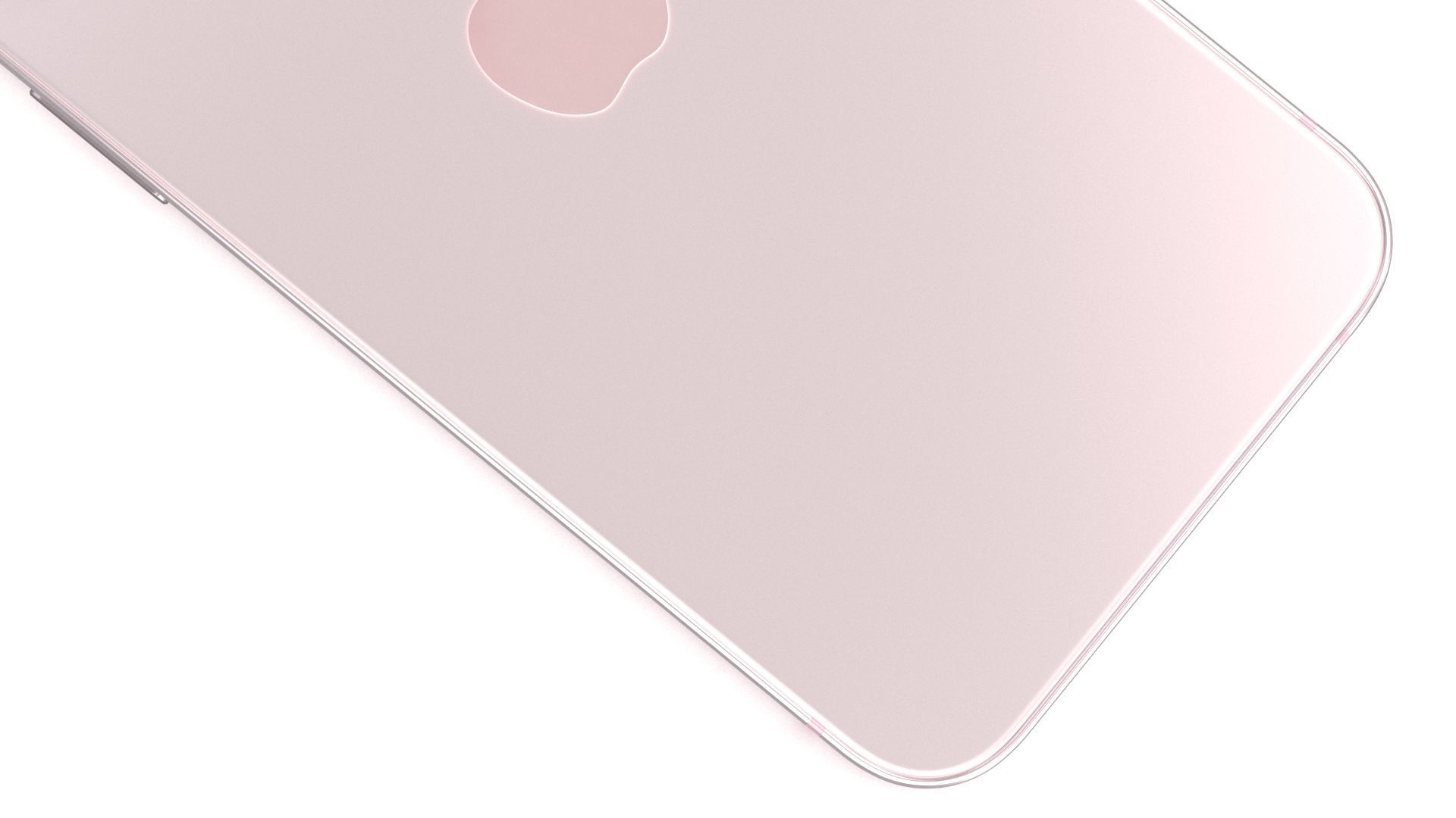 Apple iPhone 15 Pink Low-poly 3D model_11