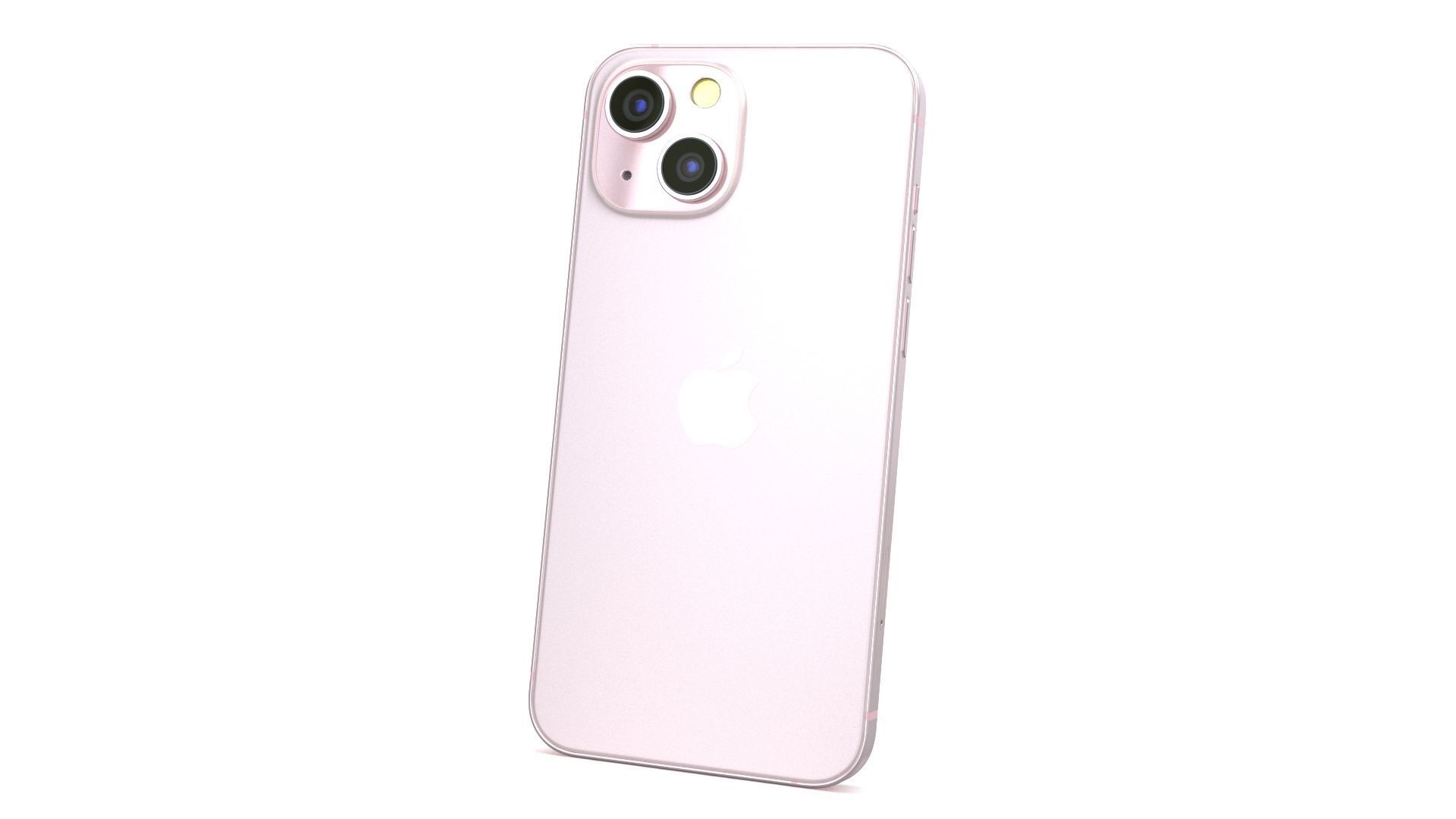 Apple iPhone 15 Pink Low-poly 3D model_3