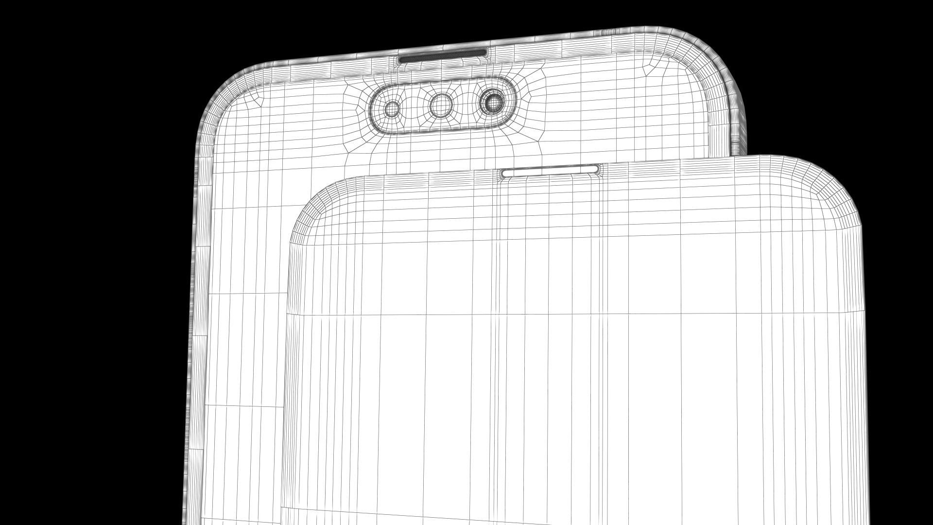 Apple iPhone 15 Pink Low-poly 3D model_35