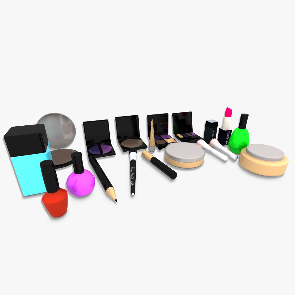 Cosmetics Makeup Item 3d Model 3D model_14