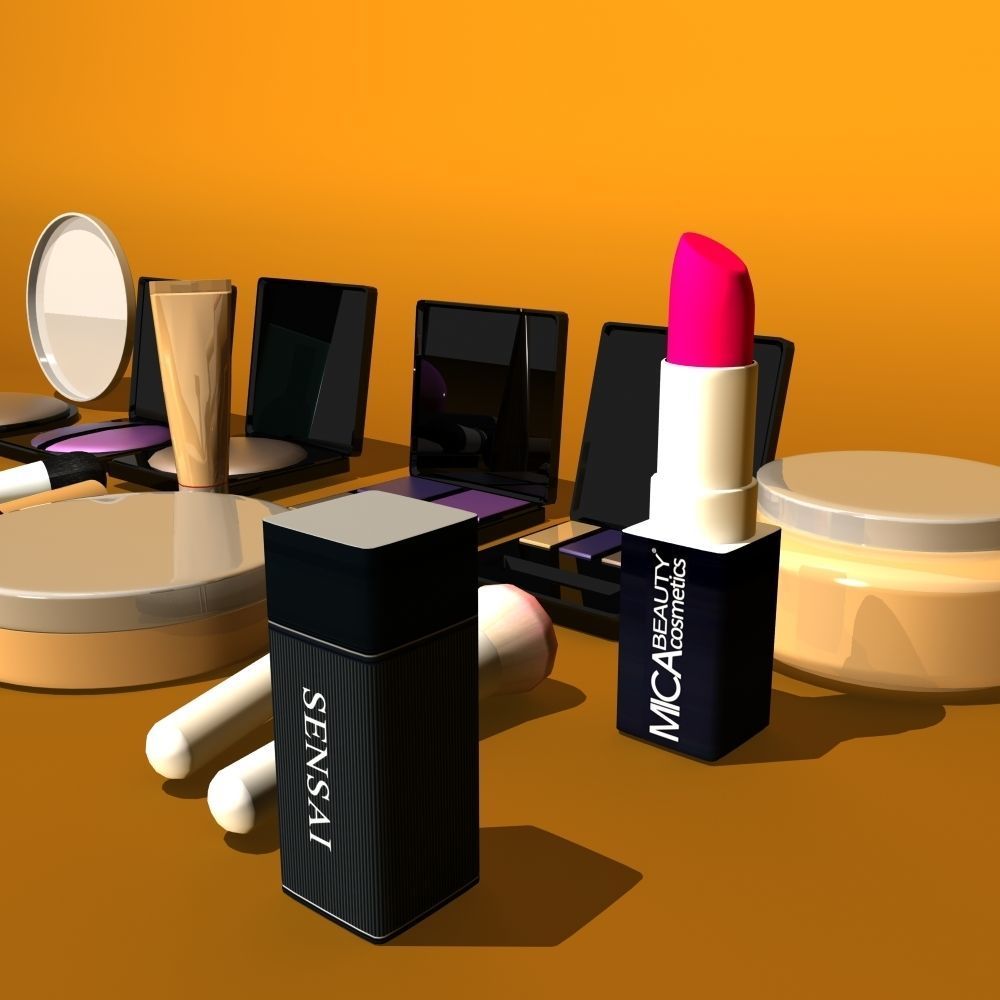 Cosmetics Makeup Item 3d Model 3D model_2