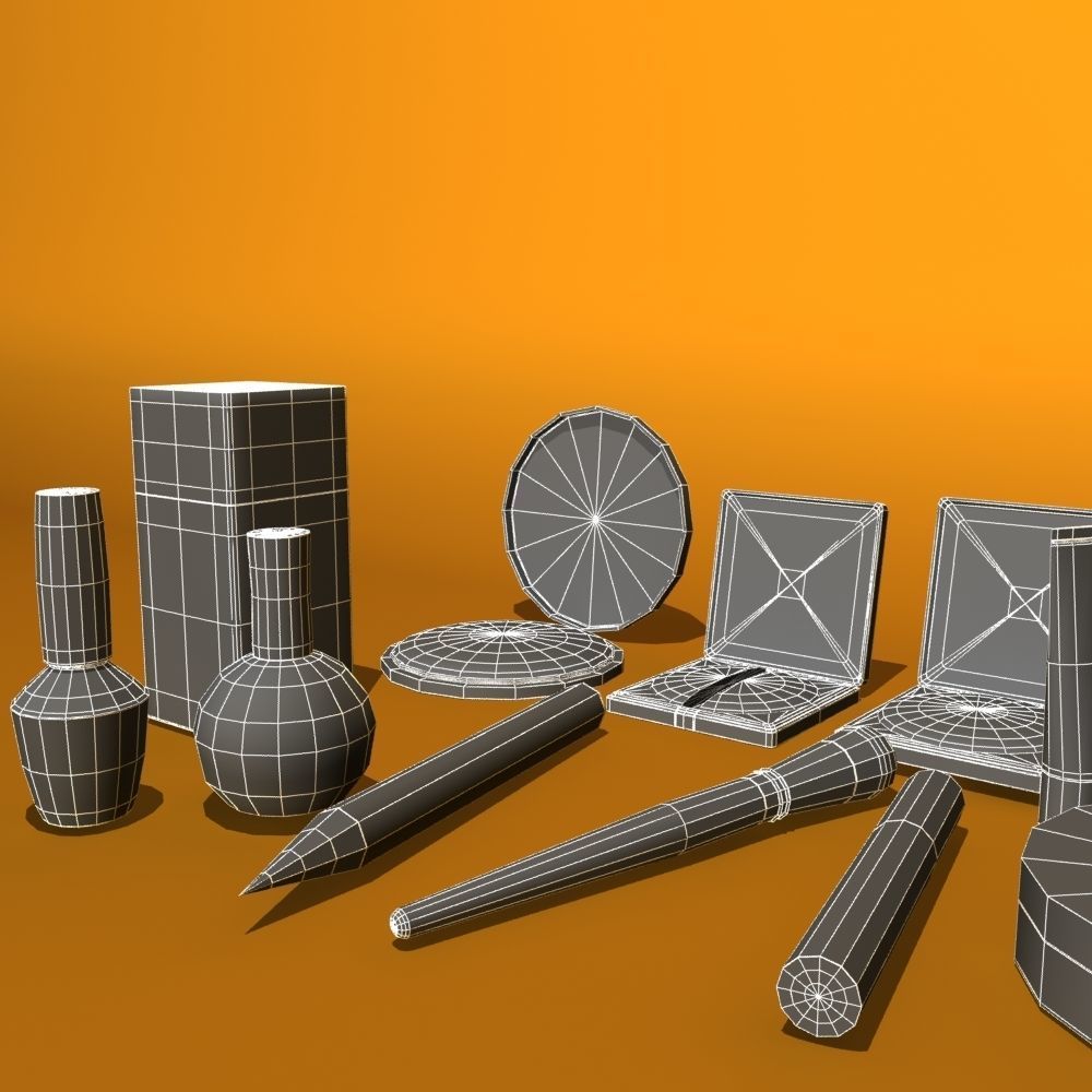 Cosmetics Makeup Item 3d Model 3D model_6