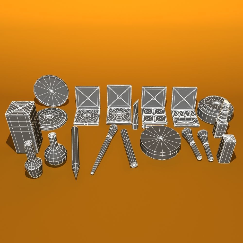 Cosmetics Makeup Item 3d Model 3D model_7
