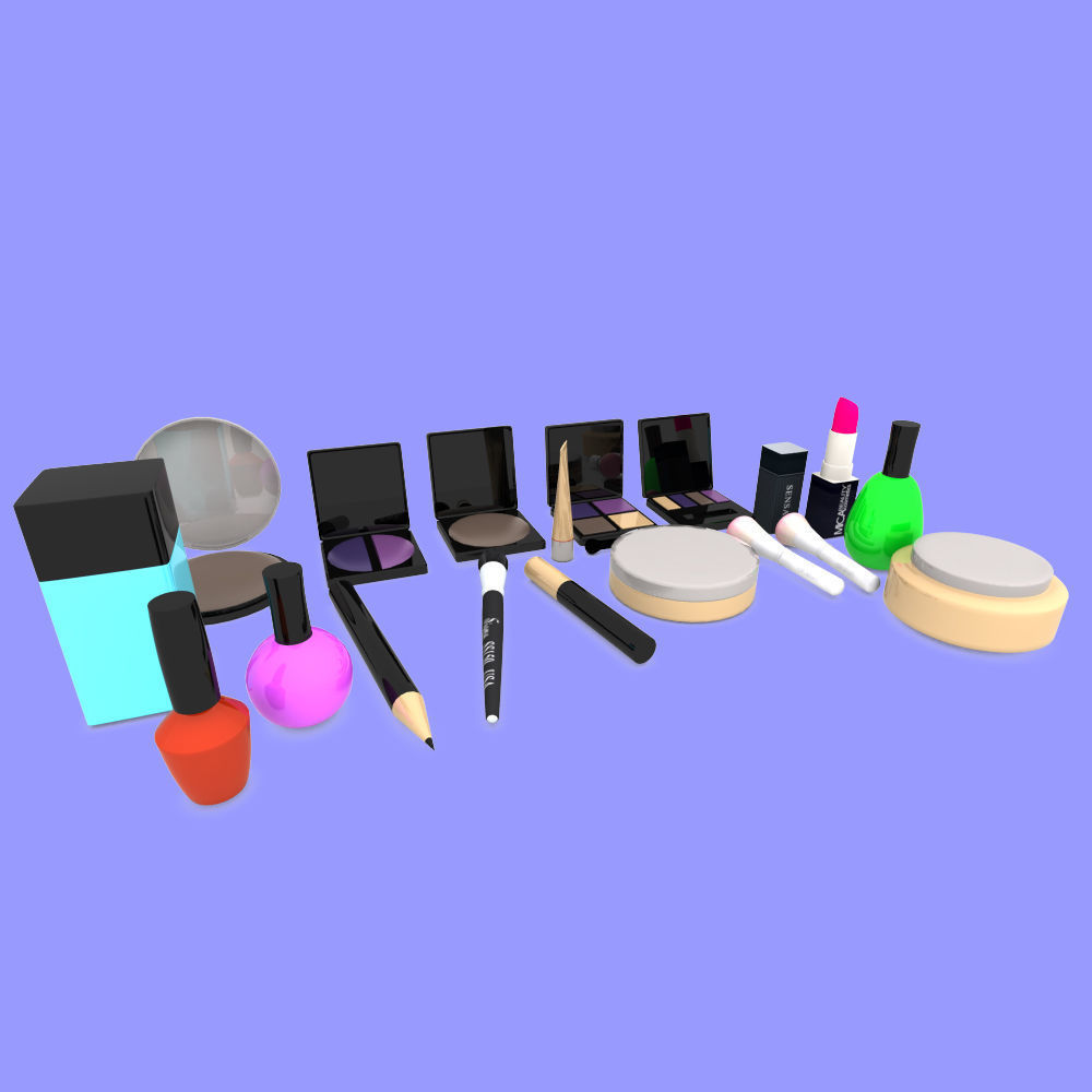 Cosmetics Makeup Item 3d Model 3D model_13