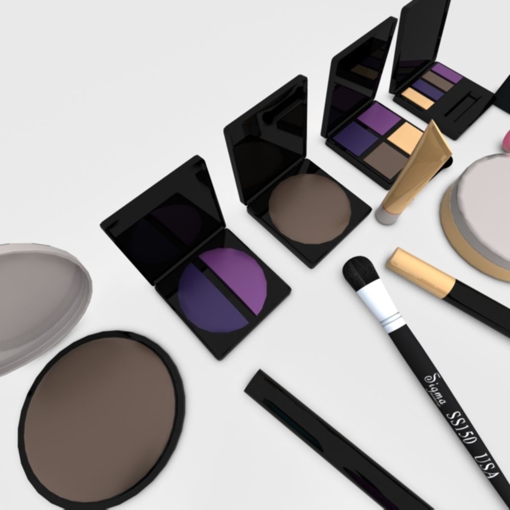Cosmetics Makeup Item 3d Model 3D model_12
