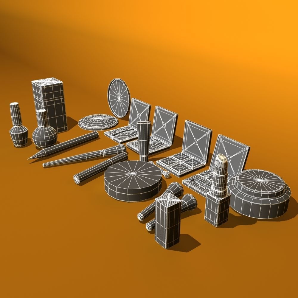Cosmetics Makeup Item 3d Model 3D model_9