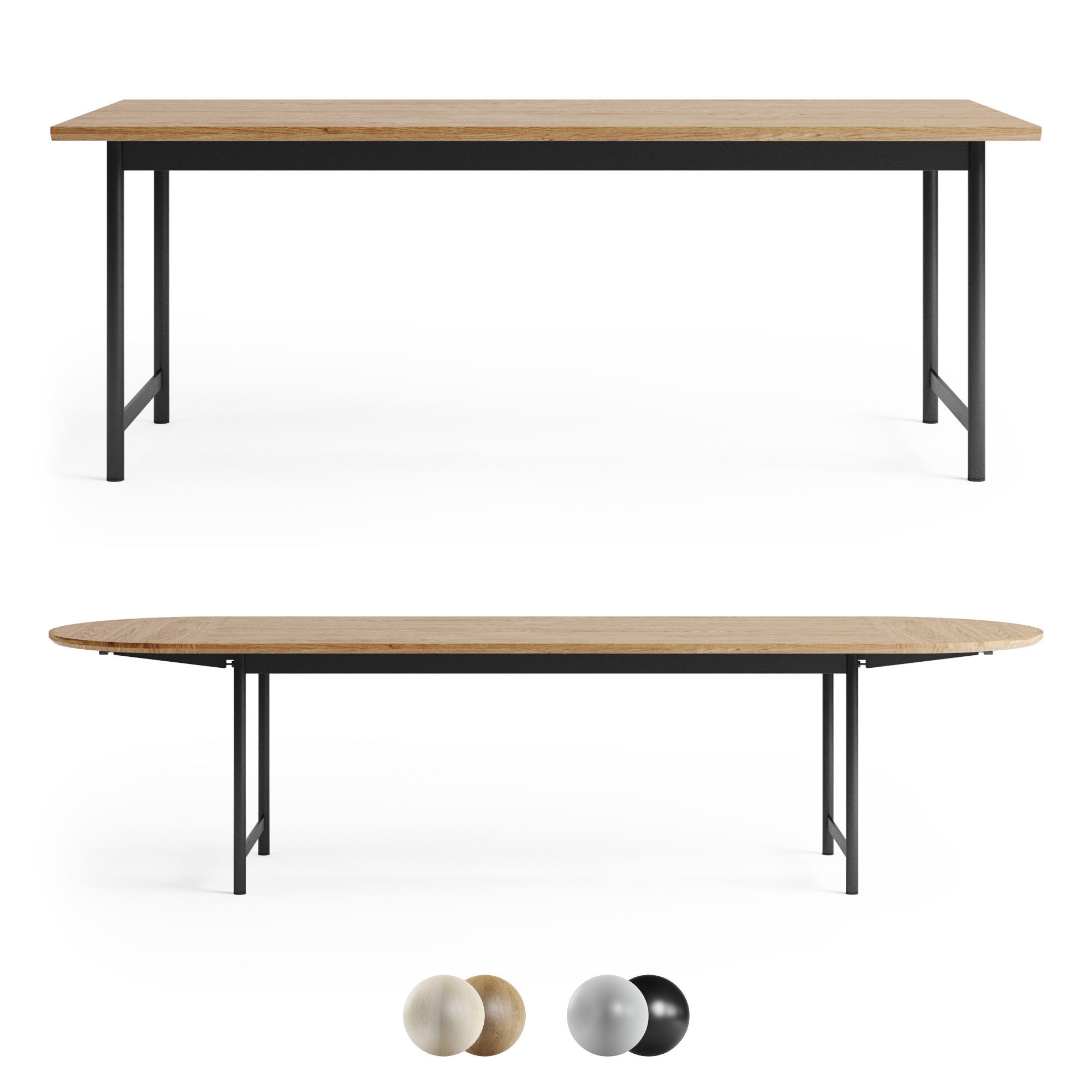 Bolia Dining Table Track2 3D model_3