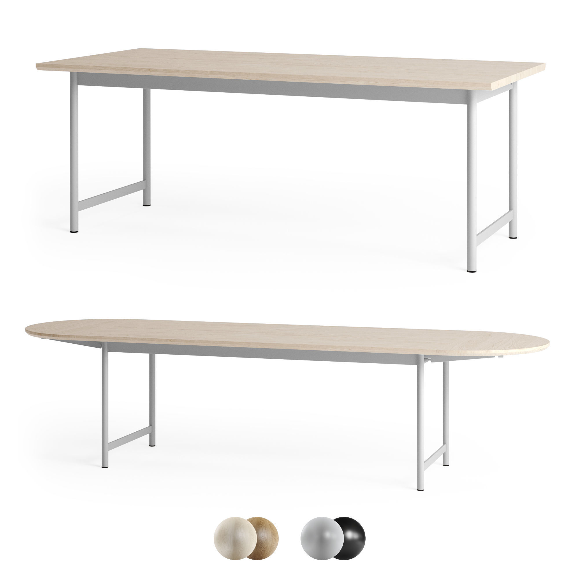 Bolia Dining Table Track2 3D model_2