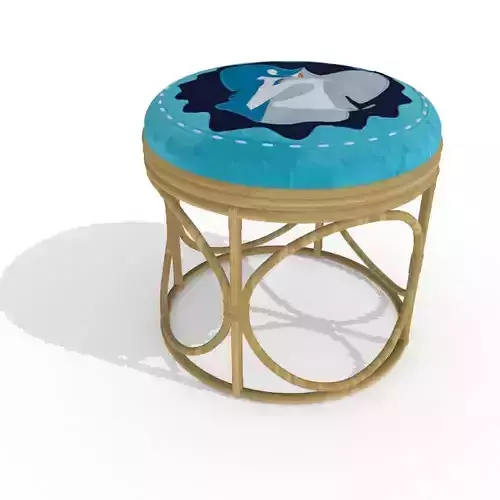 Cane Stool 3d Model