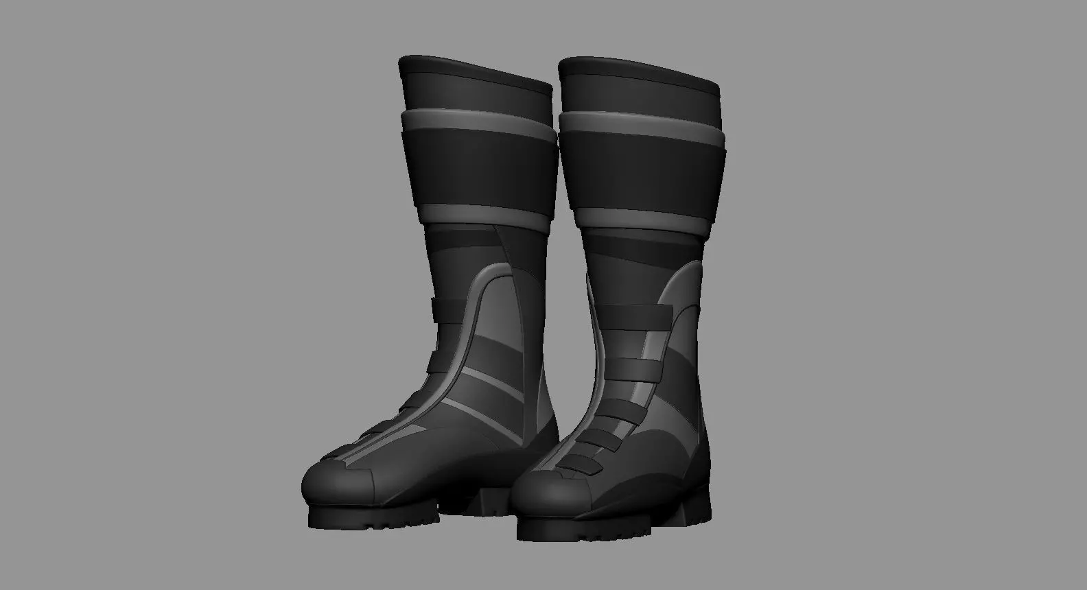 SuperHero Boots 2 3D print model_0