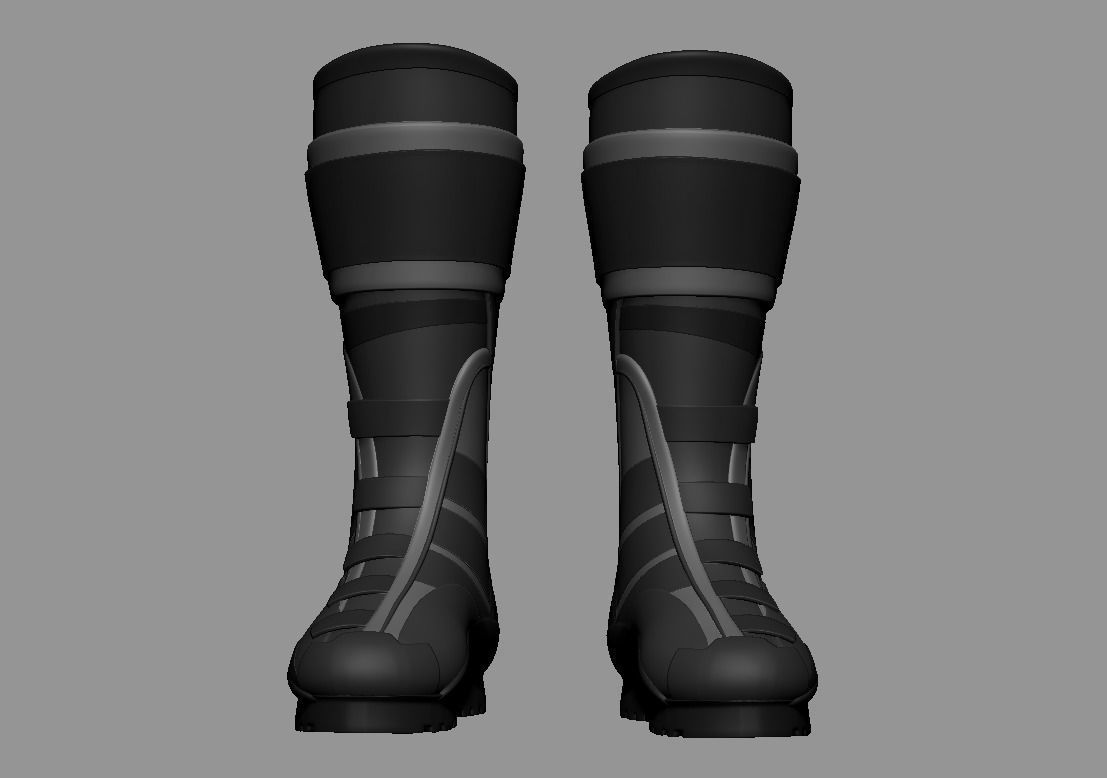 SuperHero Boots 2 3D print model_1