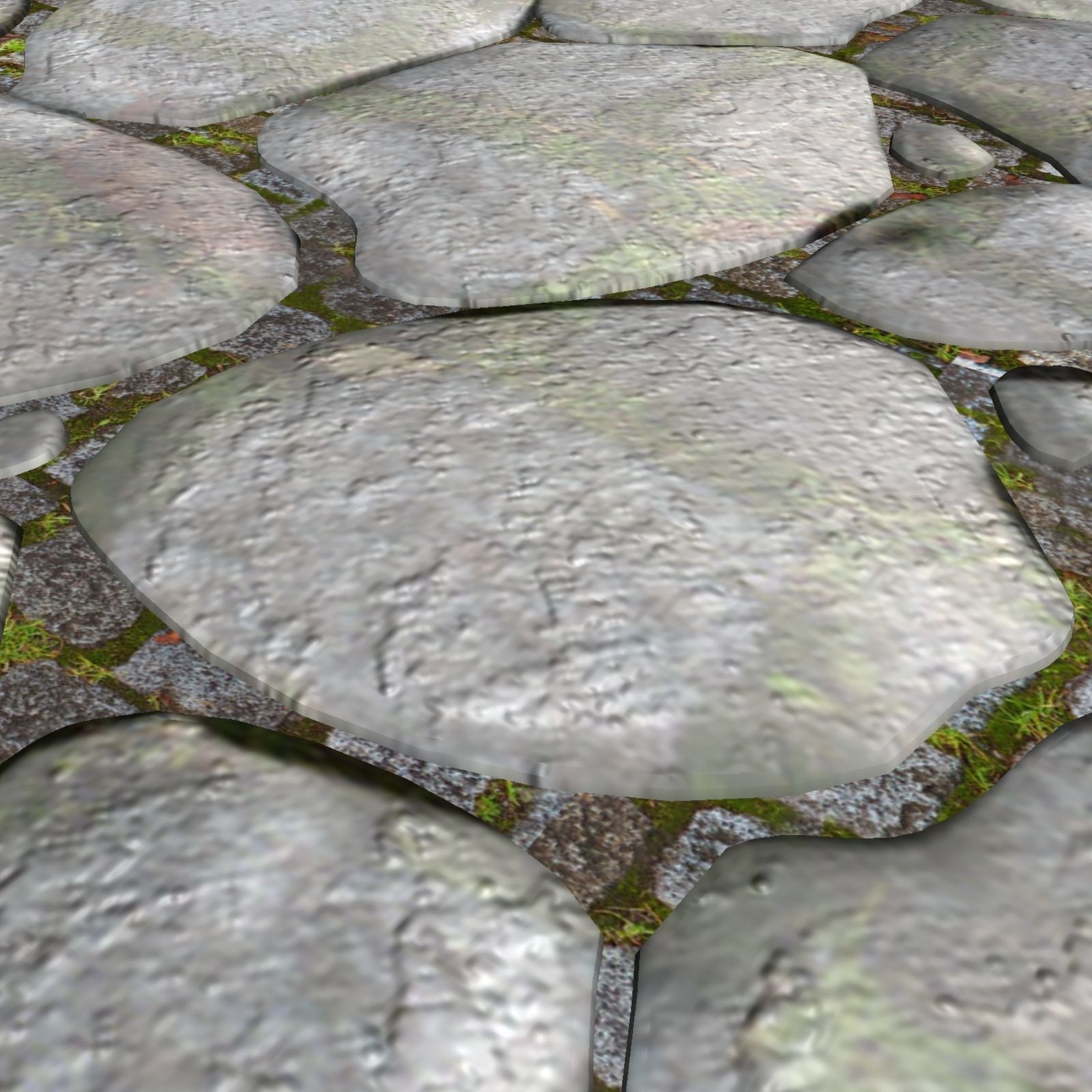 Paving 3d model Low-poly 3D model_4