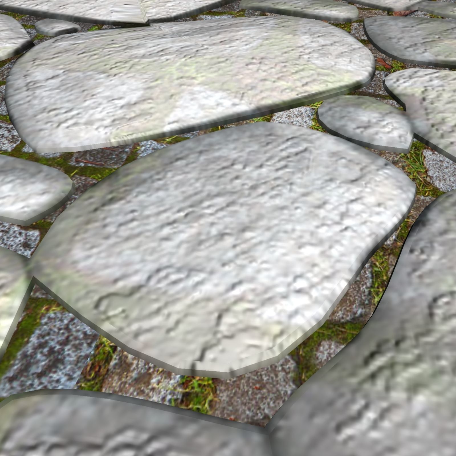 Paving 3d model Low-poly 3D model_3