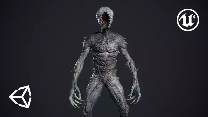 Monster 3 Low-poly 3D model