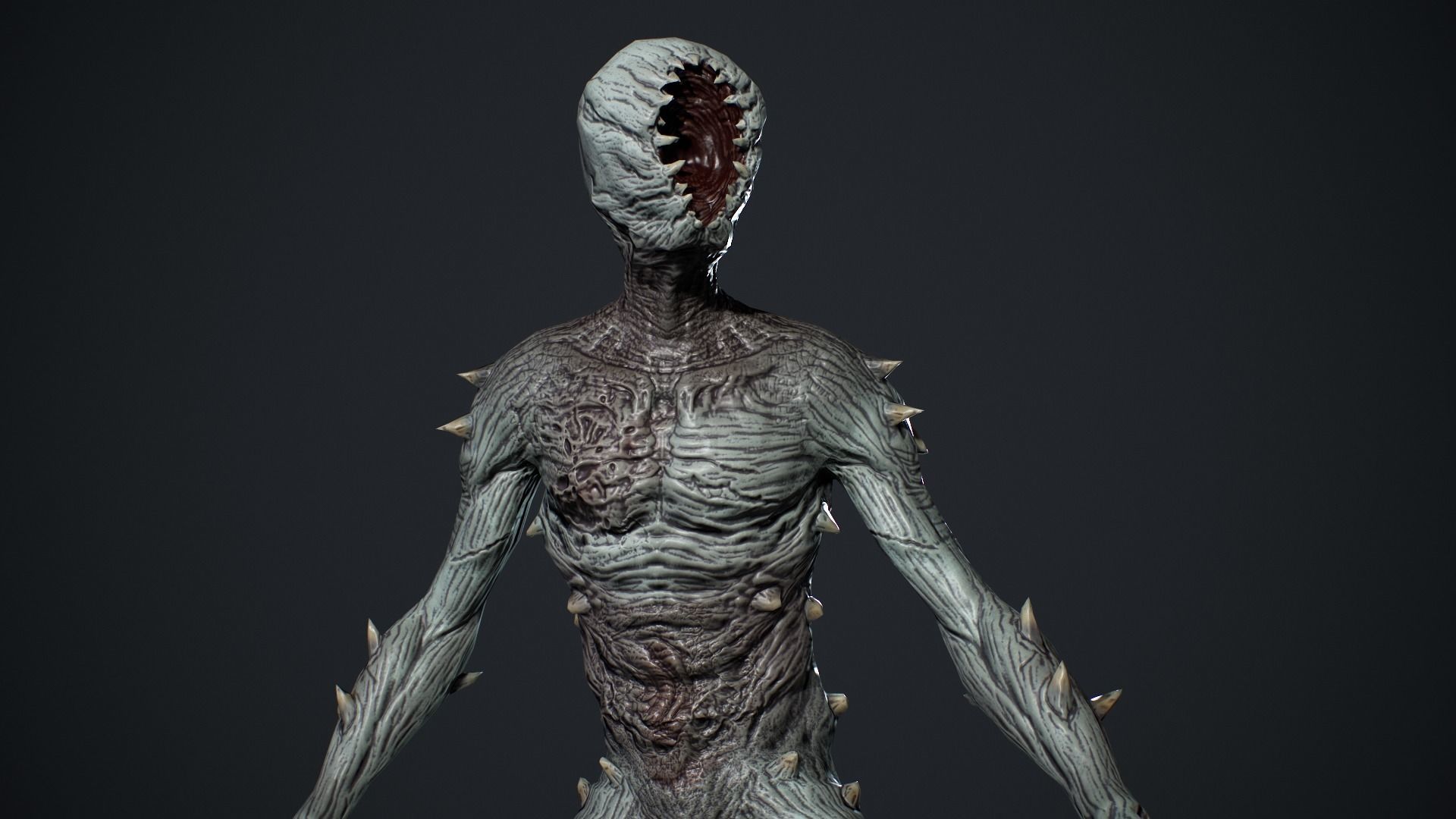 Monster 3 Low-poly 3D model_16