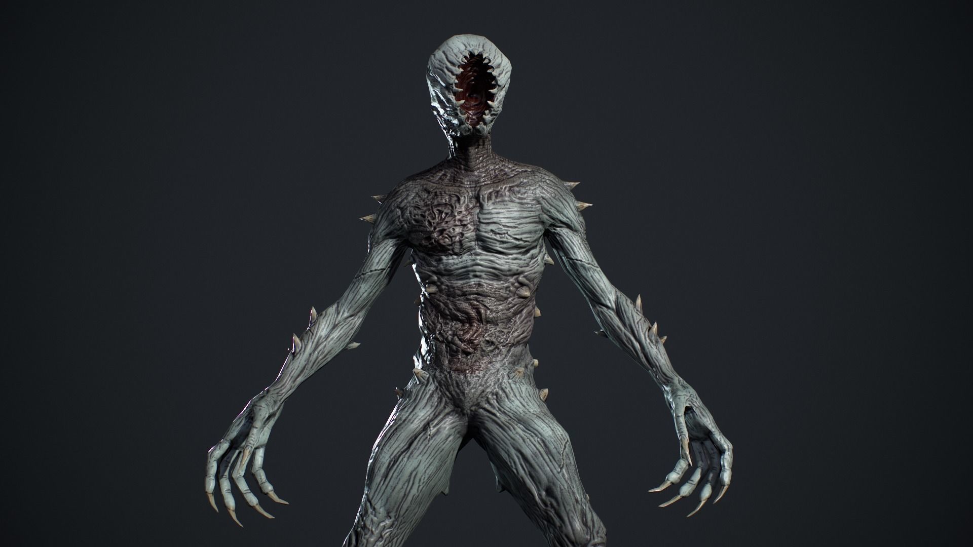 Monster 3 Low-poly 3D model_12