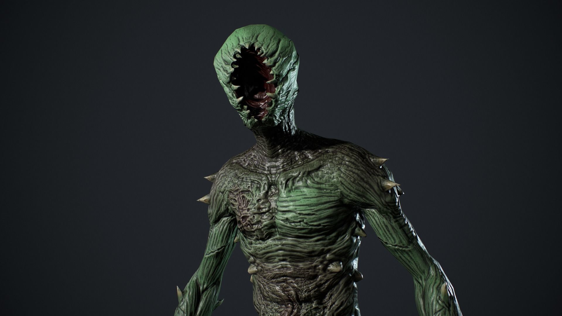 Monster 3 Low-poly 3D model_15