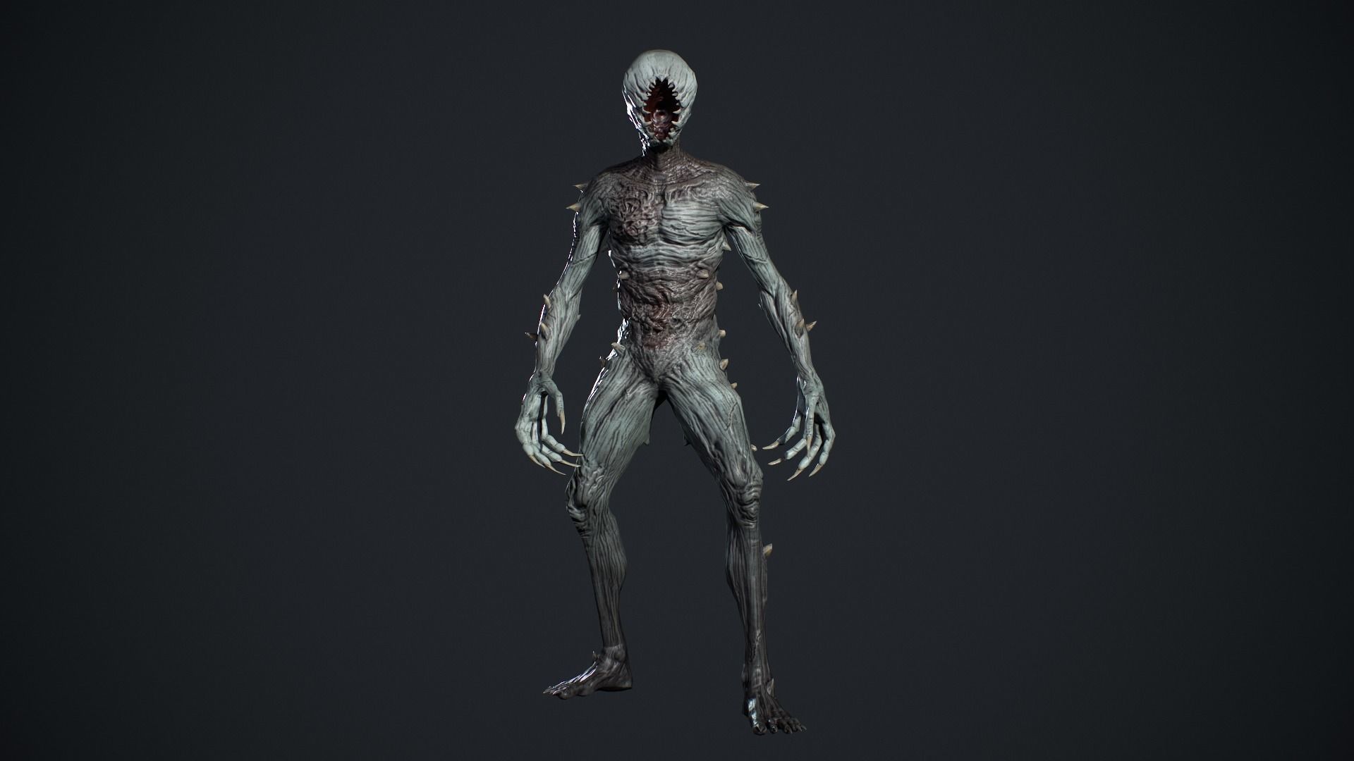 Monster 3 Low-poly 3D model_13