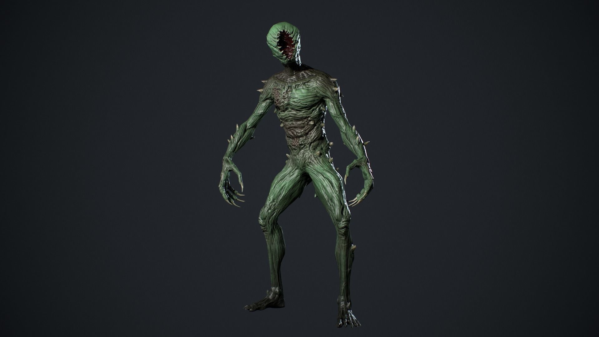 Monster 3 Low-poly 3D model_11