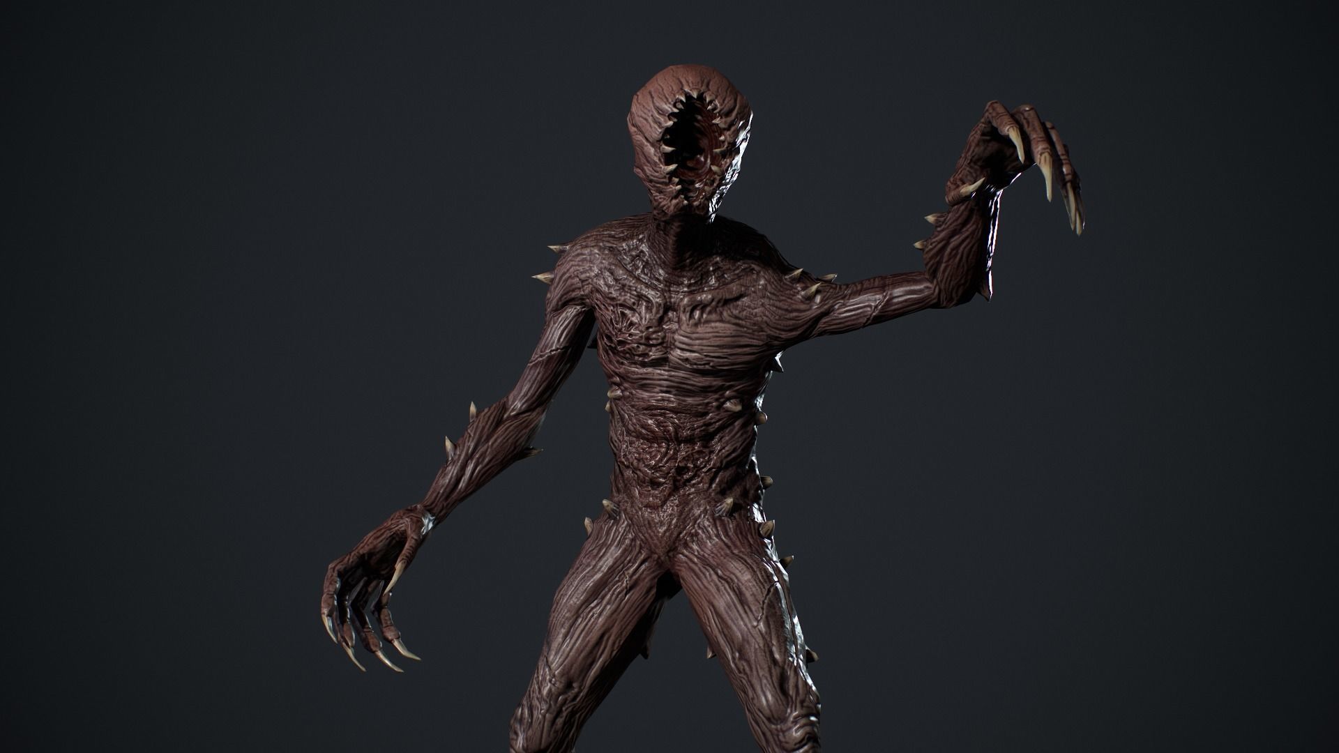 Monster 3 Low-poly 3D model_14