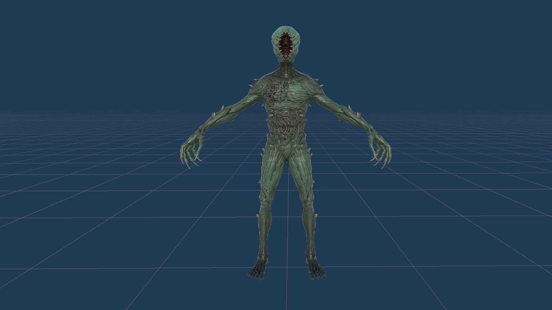 Monster 3 Low-poly 3D model_28