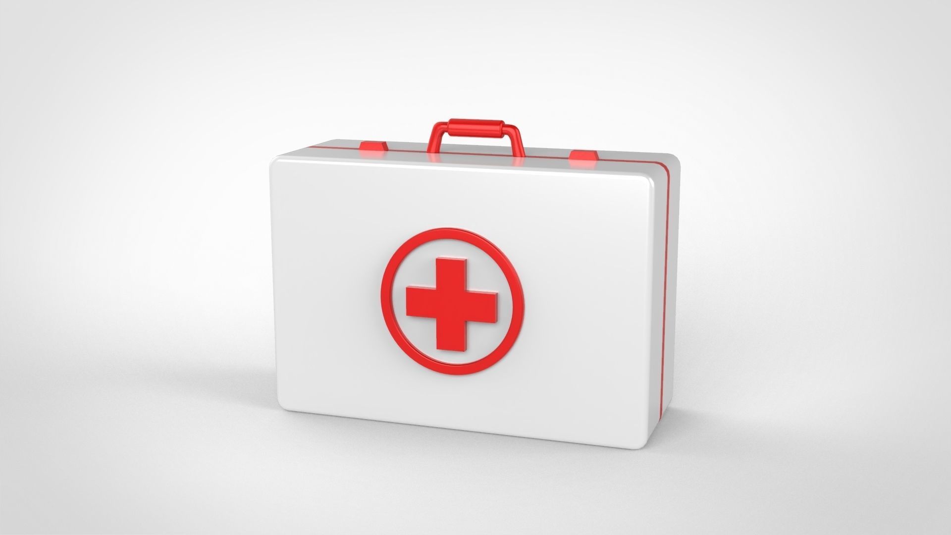 First aid kit icon v001 3D model_2