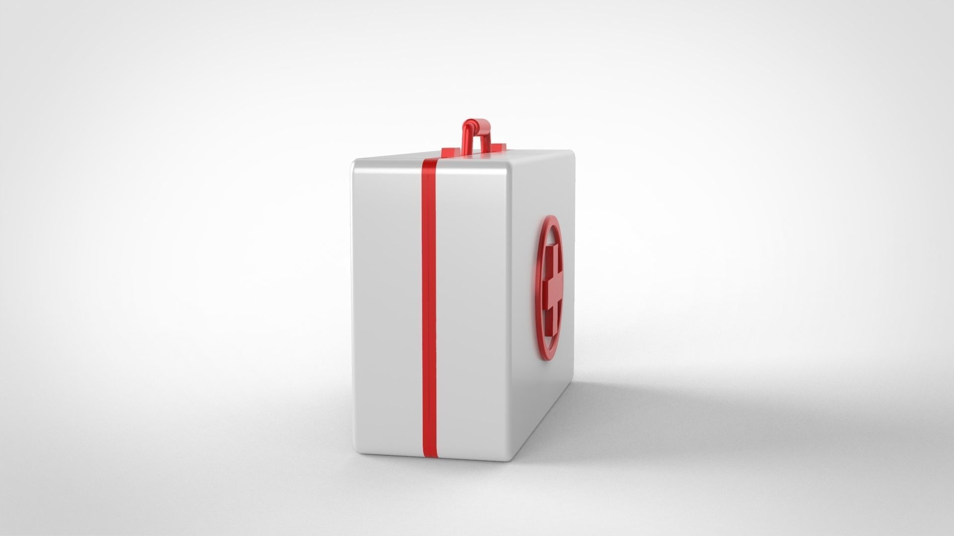 First aid kit icon v001 3D model_5
