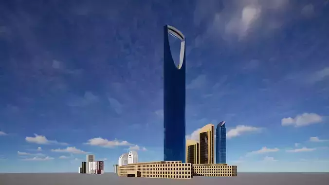 Riyadh Kingdom Tower 3D model