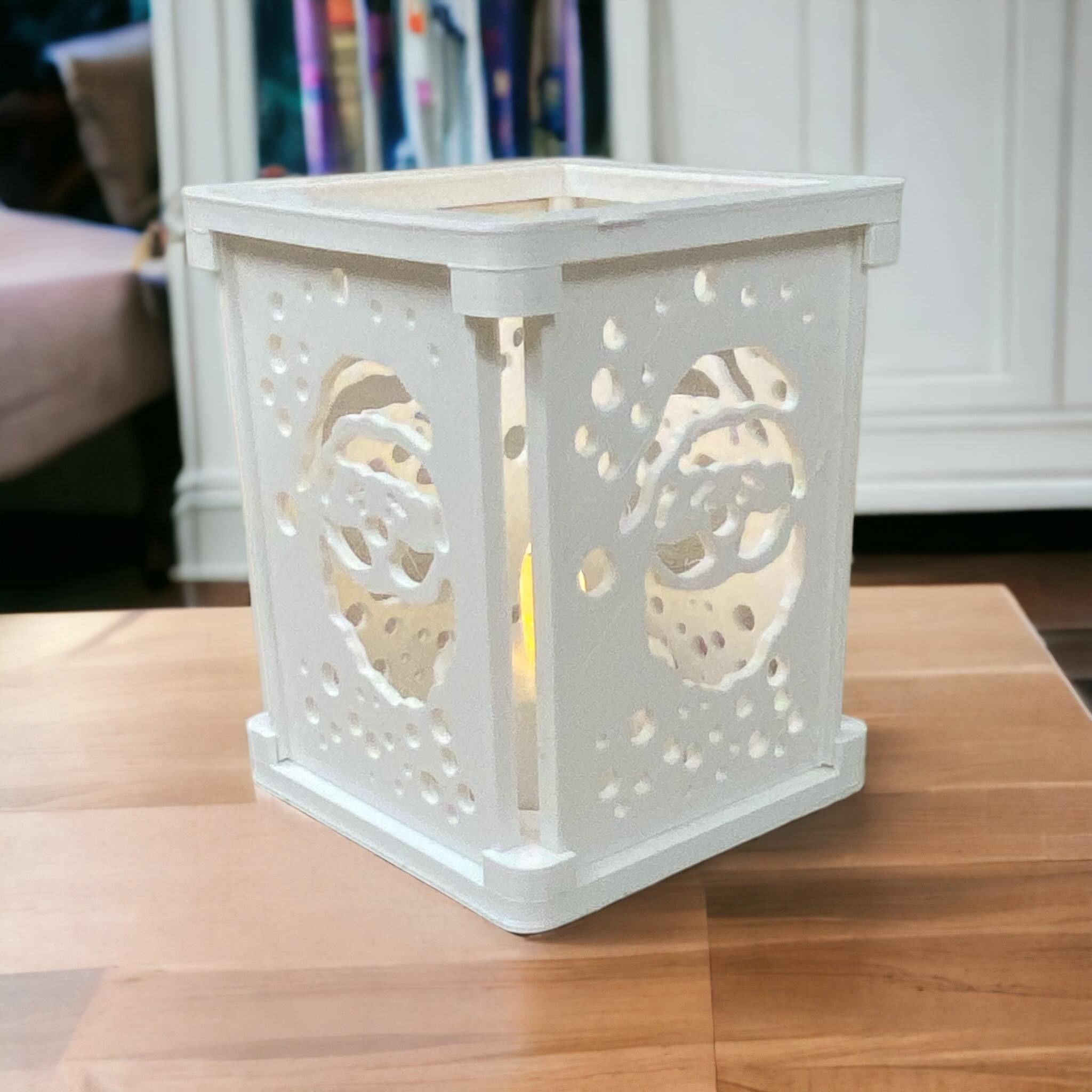 Christmas tealight holder decoration 3D print model_3