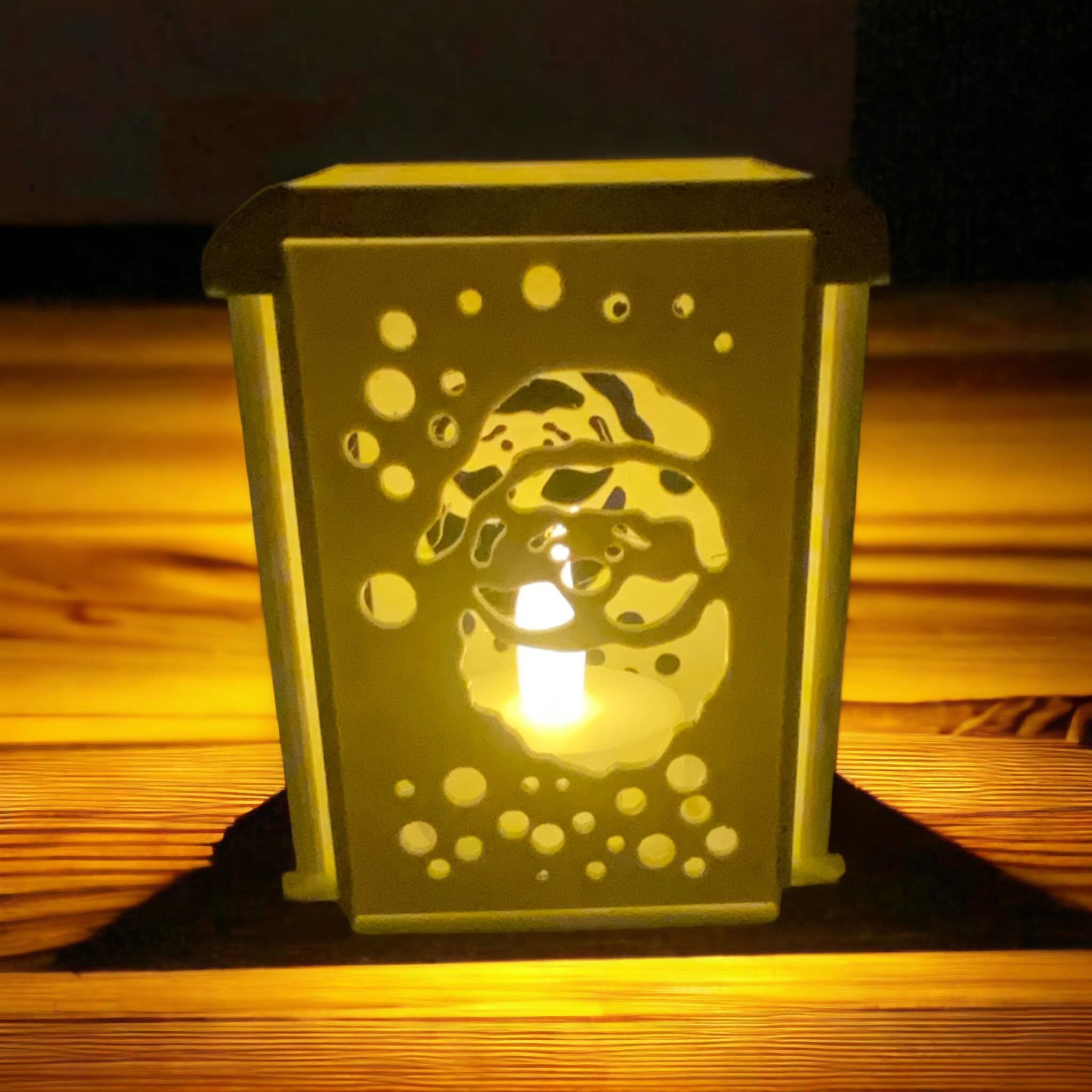 Christmas tealight holder decoration 3D print model_5