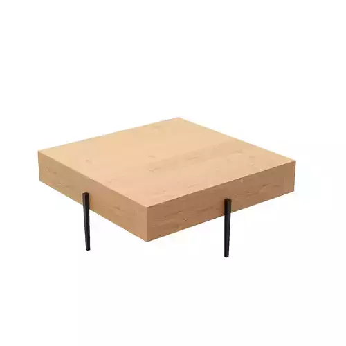 FOUR HANDS WESSON INDRA COFFEE TABLE SPALTED 3D model