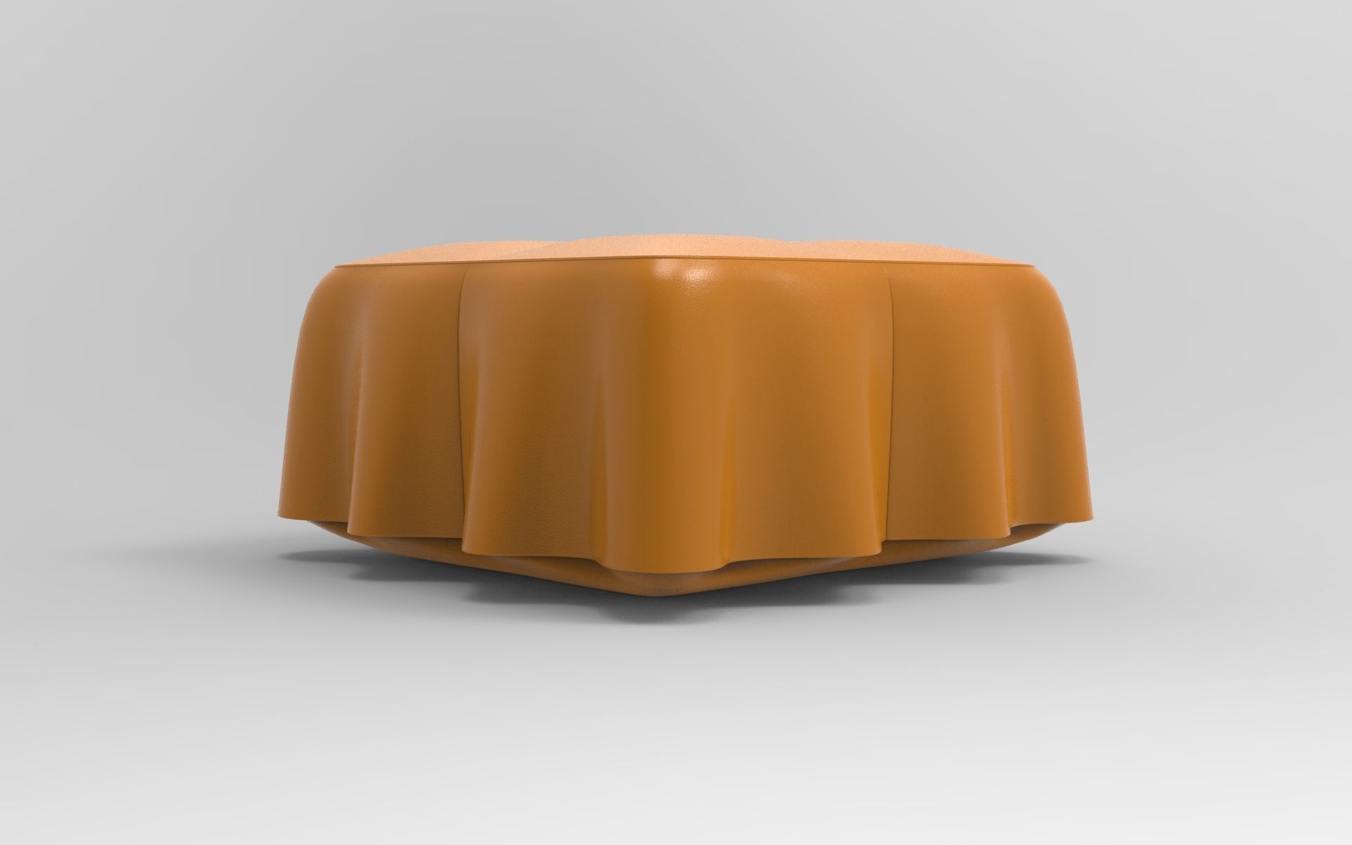 Moj Pouf Low-poly 3D model_2